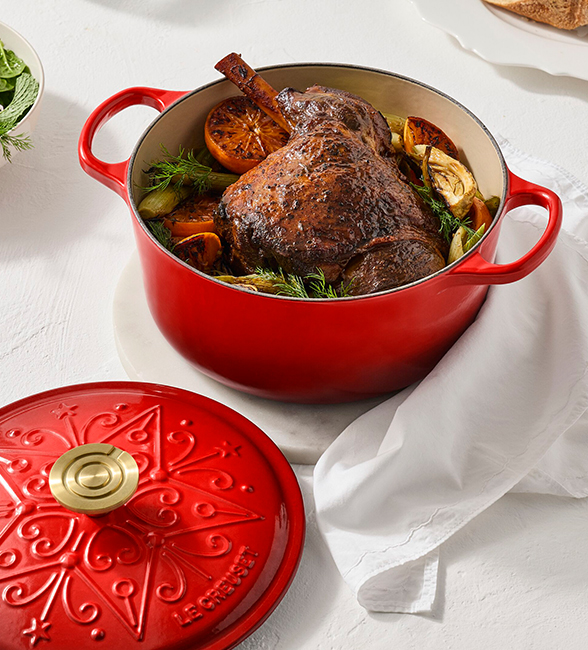 Braised Lamb Shoulder with Fennel and Clementines