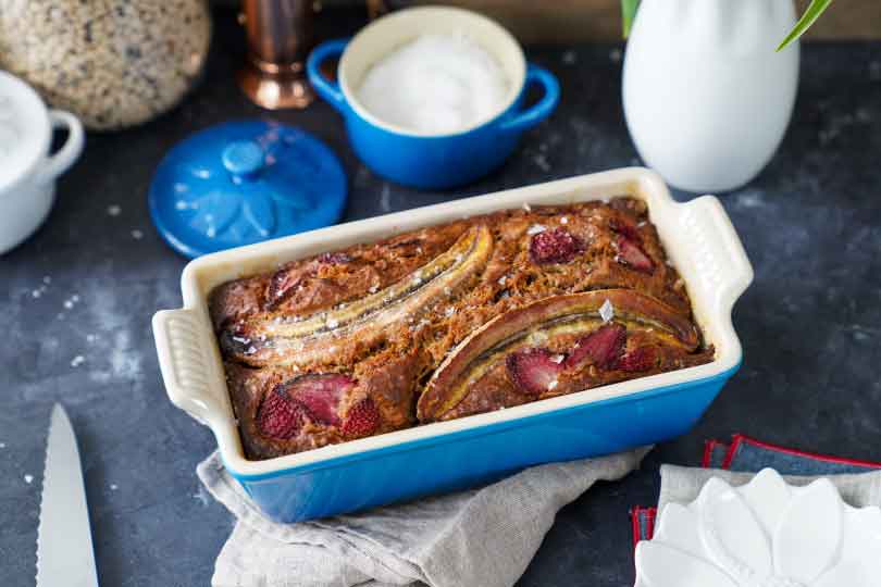 Strawberry Banana Bread