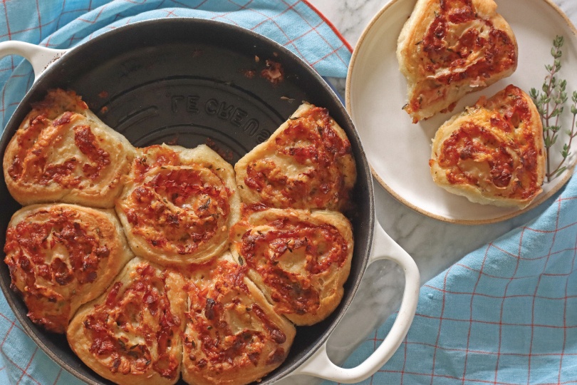 Croque Monsieur Monkey Bread