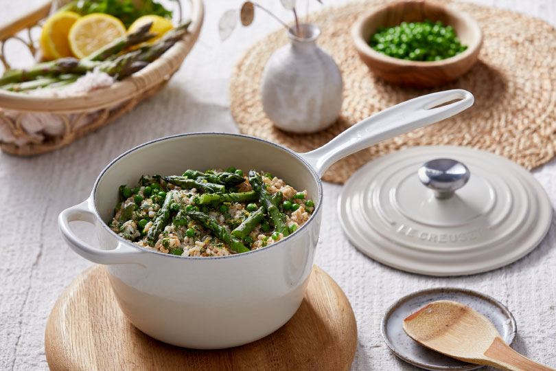 Spring Green Spelt Risotto
