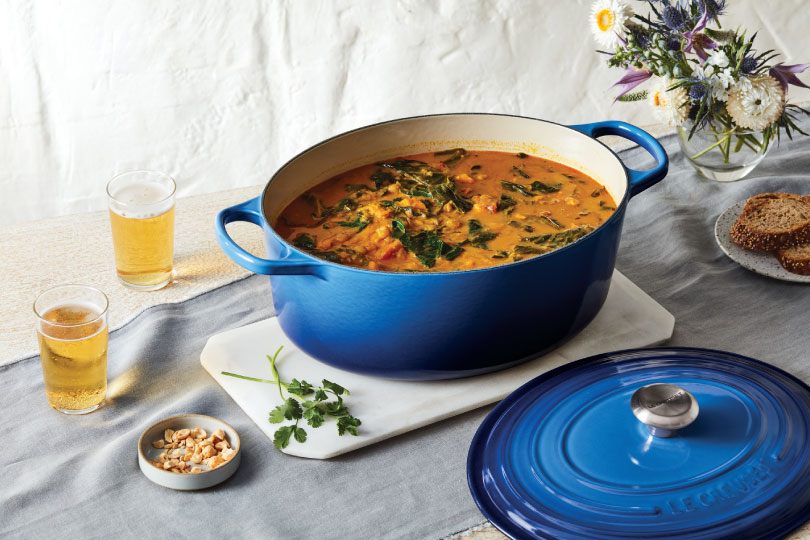 Sweet Potato, Collard Green and Peanut Stew