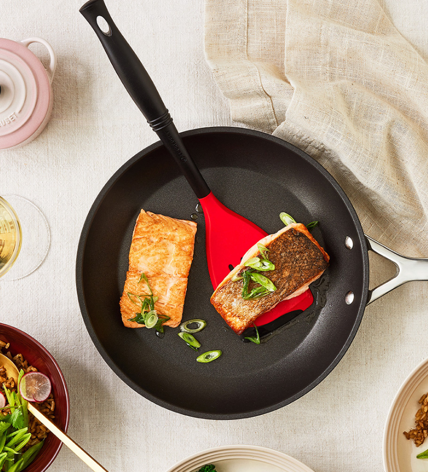 Seared Salmon with Spring Greens