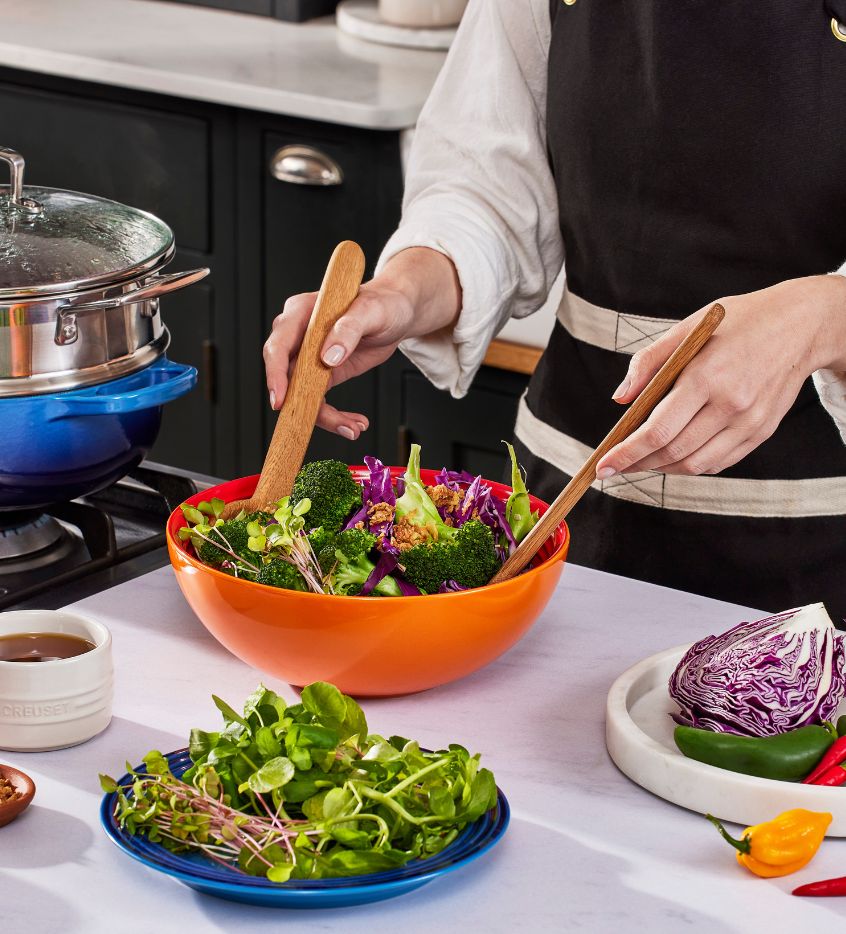 Steamed Sunset Broccoli Salad