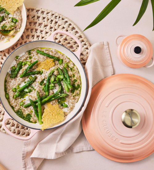 Sunflower Seed Risotto with Pesto